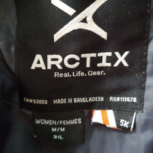 Arctix Women's Essential Insulated Bib Overalls Snow Ski Pants - Black M - Picture 10 of 10